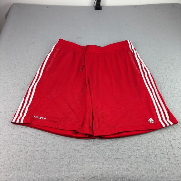 Atlanta Hawks Adidas Shorts Mens 2XLT‎ Tall Team Issued Athletic Gym Basketball - Picture 1 of 12